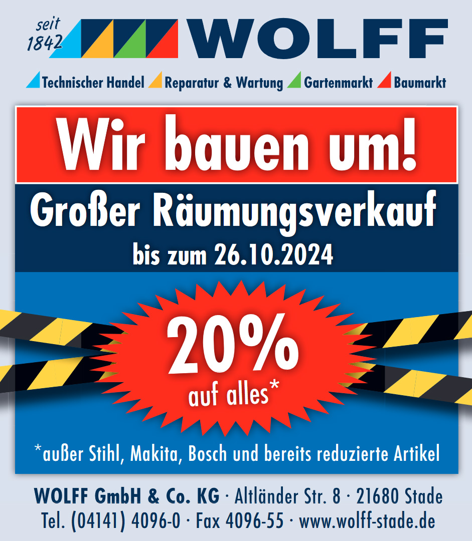 Großer Räumungsverkauf bis zum 26.10.2024